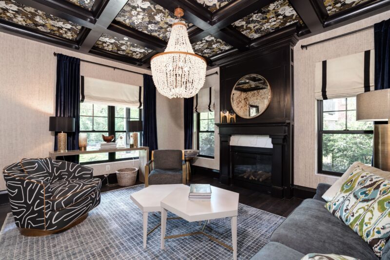 chandelier lighting brightening up the whole room